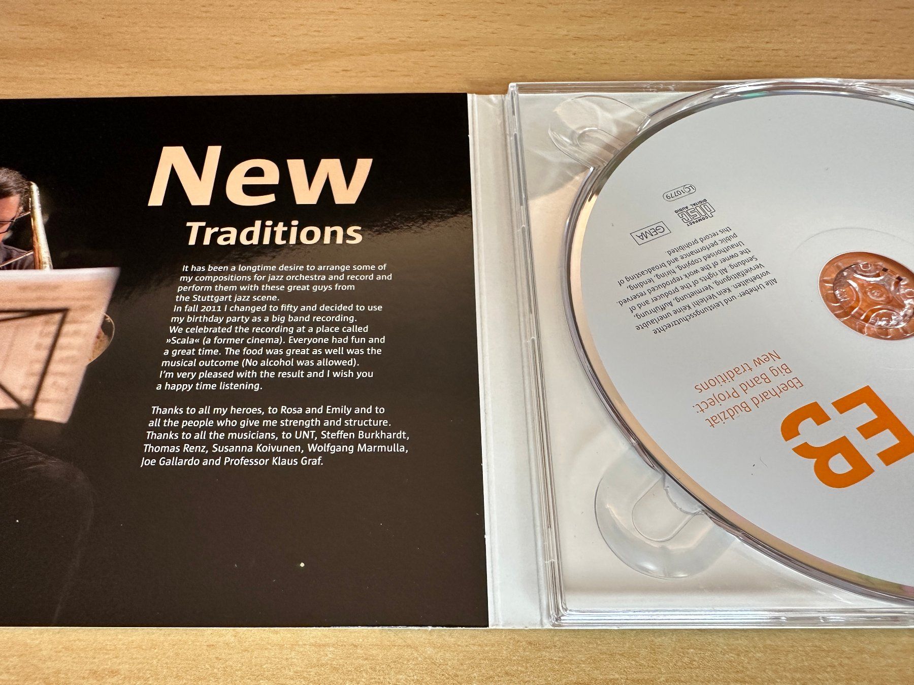 CD: Eberhard Budziat - Bigband Project – Usato da Rikon im Tösstal venduto da Alpenmutz 2