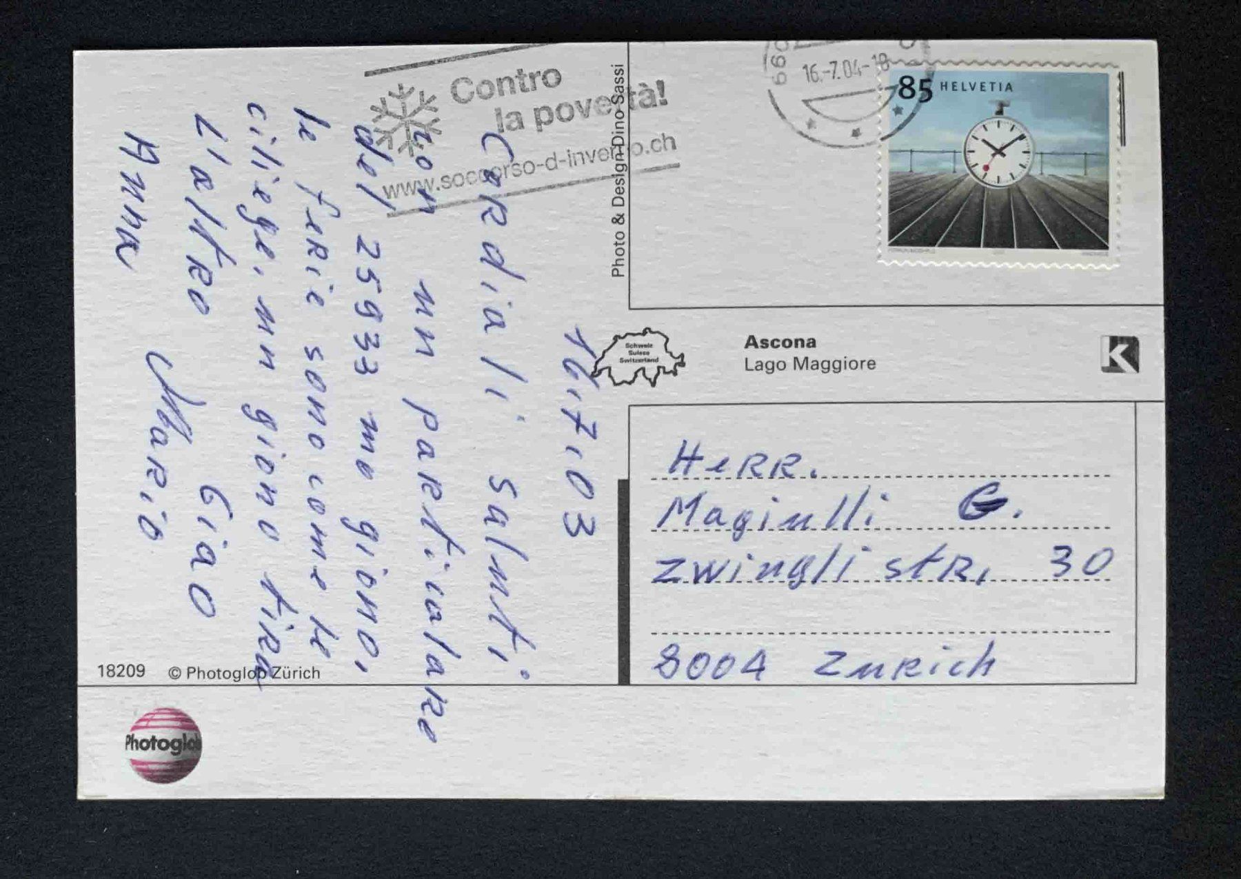 Cartoline postali: AK Ascona Lago Maggiore – Usato da Goldau venduto da artelier1 1