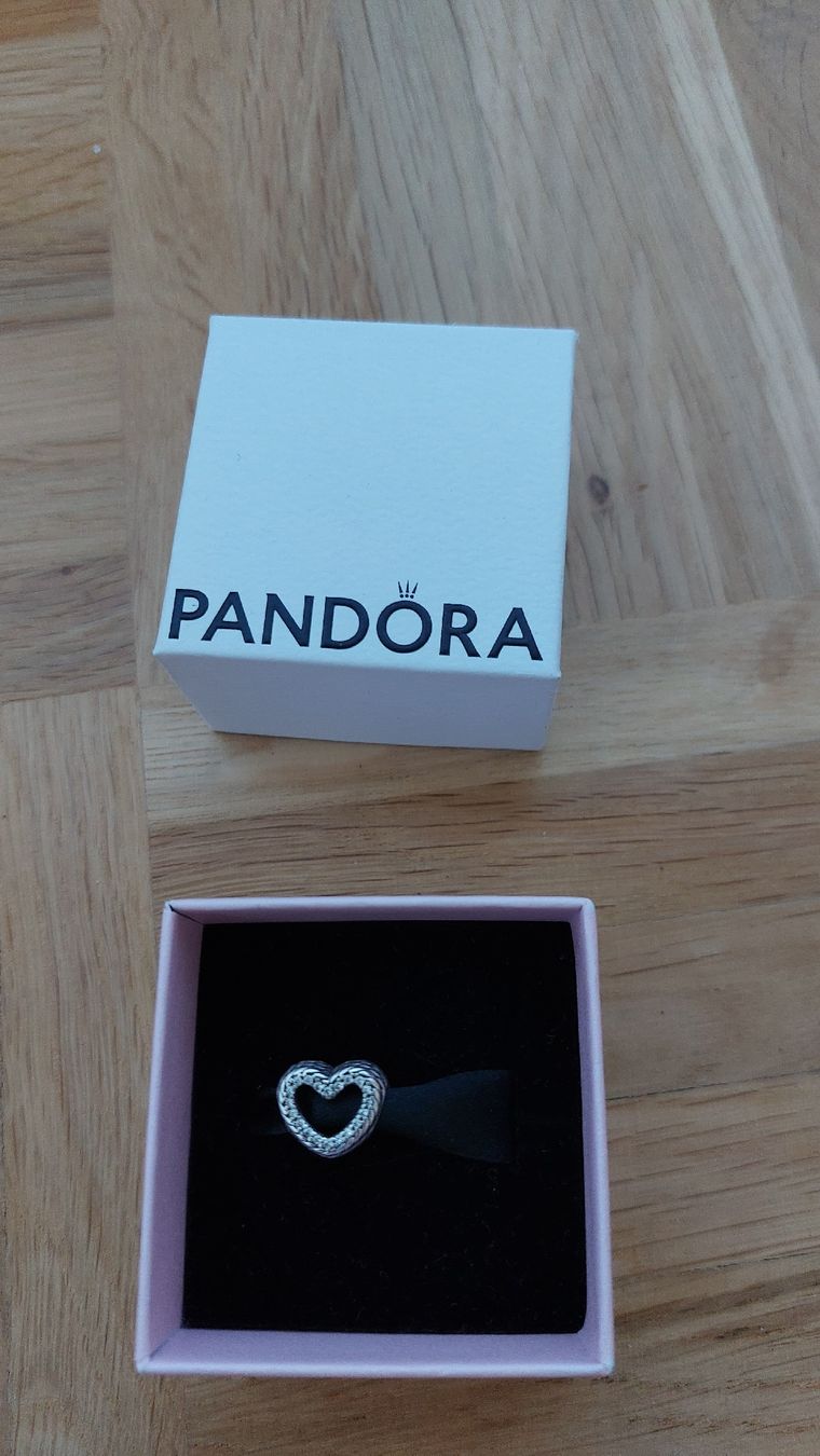 Pandora Anhänger: Pandora Herz Silber mit Box  – Gebraucht aus Kerns von Barmi00