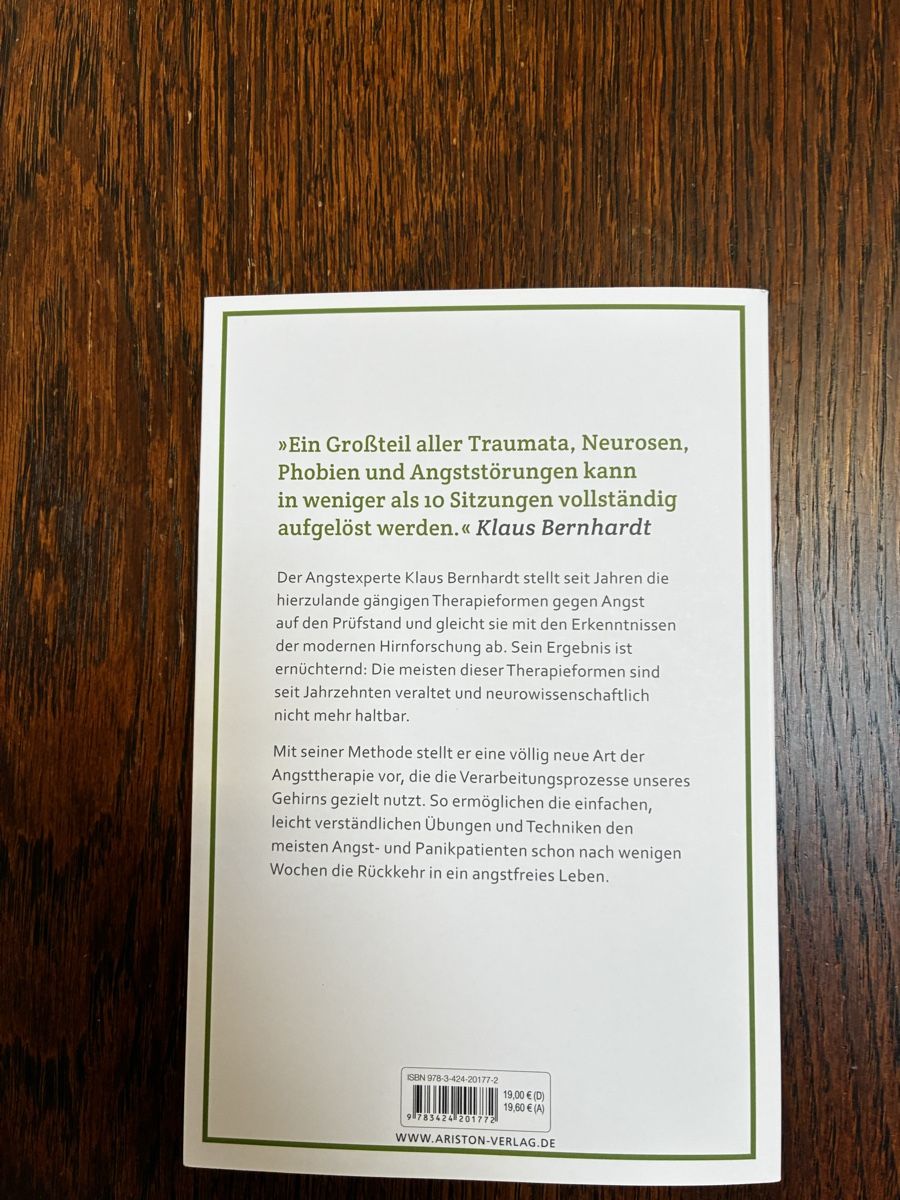 Libri: Klaus Bernhardt Panikattacken Buch  – Usato da Schaan venduto da RicX-10 1