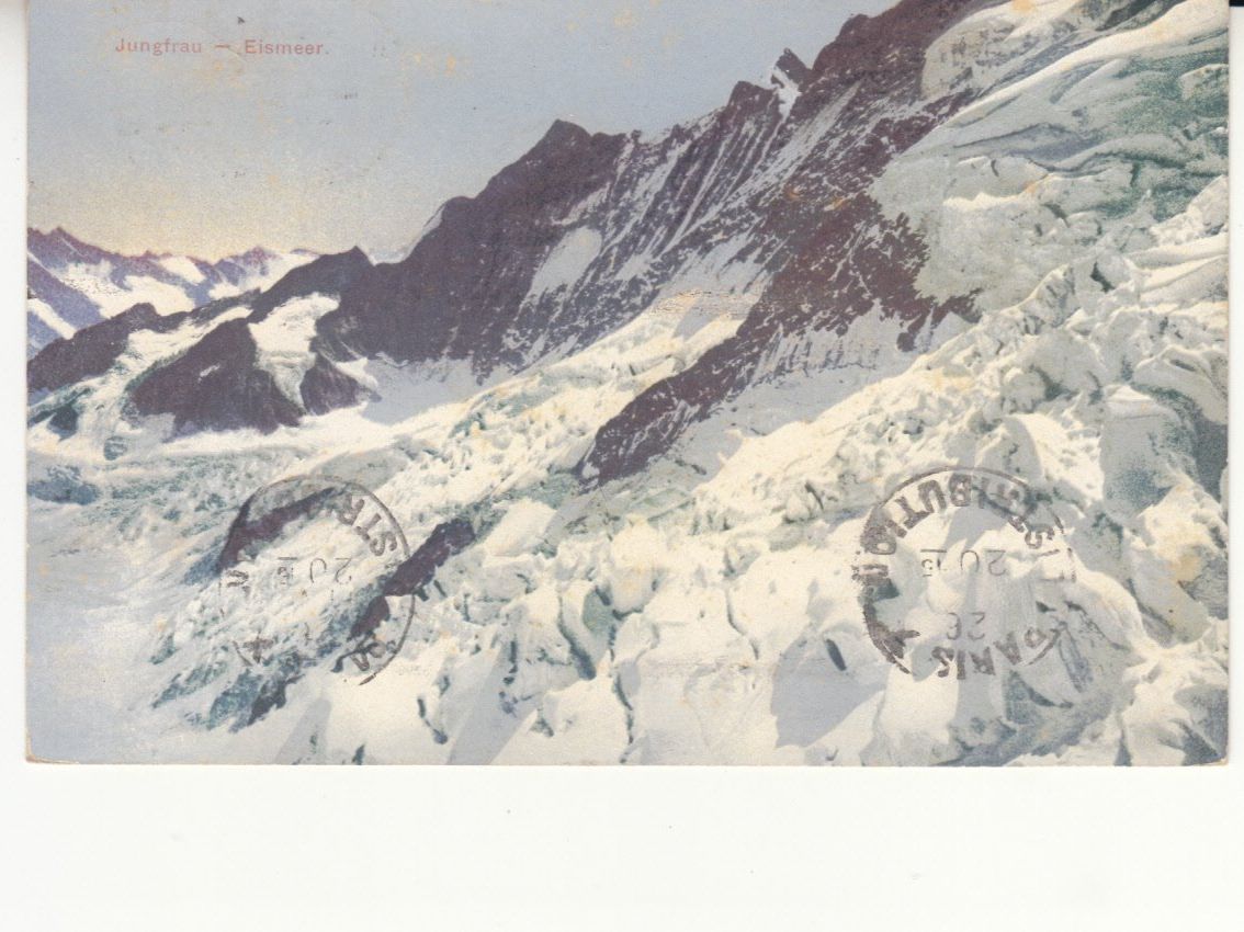Cartoline postali: Jungfrau Eismeer 1913 – Usato da Bürglen TG venduto da StampGraf