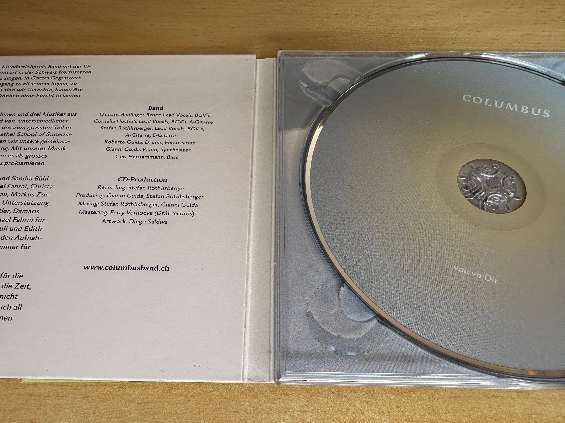 CDs: Columbus – Vou vo Dir – Gebraucht aus Rikon im Tösstal von Alpenmutz 2