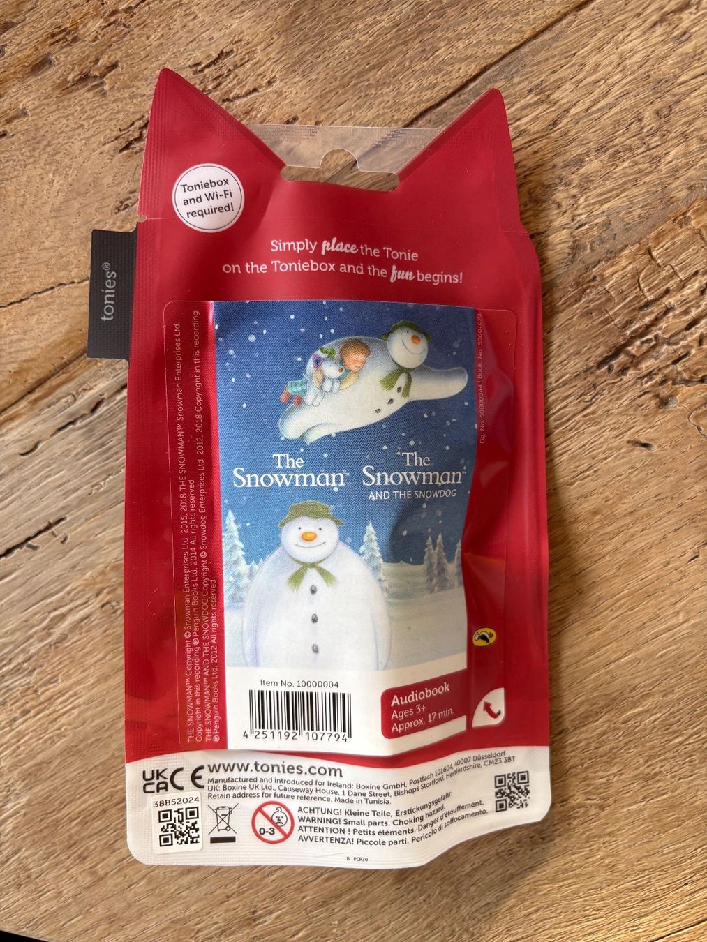 Statuette: Tonie Der Schneemann -  Englisch ! – Nuovo e nell'imballaggio originale da Obersaxen venduto da Bob-omb 1