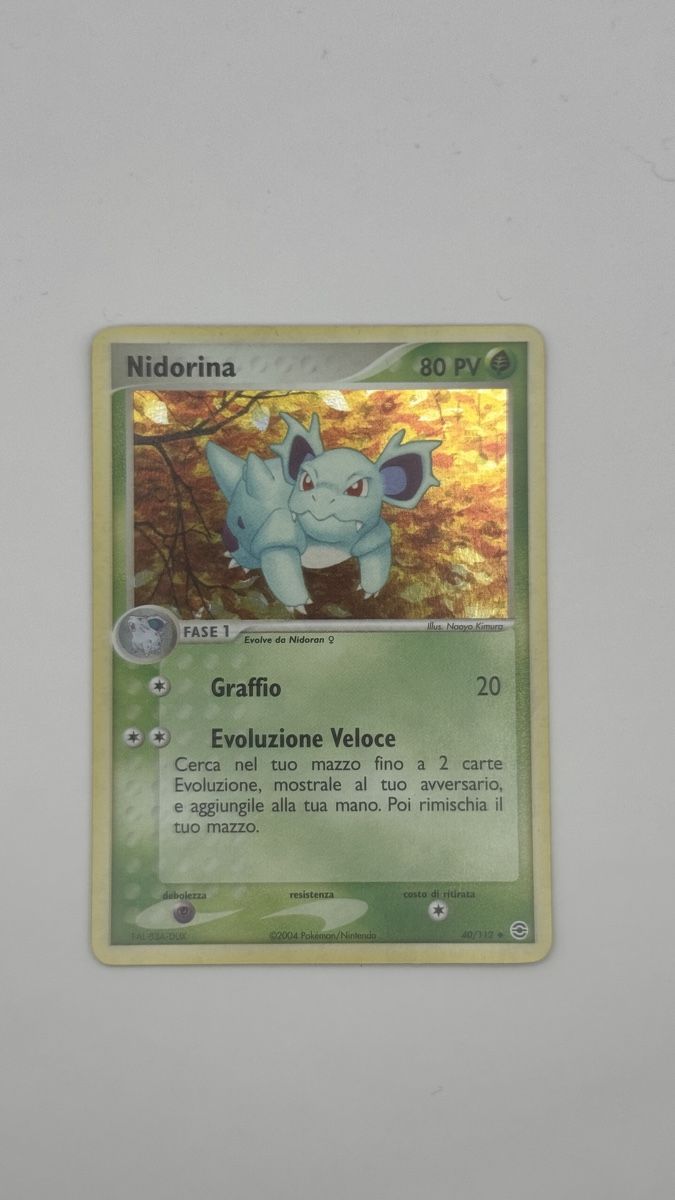 Pokémon Carte collezionabili: Nidorina Ex Redfire & Leafgreen holo reverse 40/112 – Usato da Belprahon venduto da Rob_ain