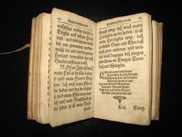 Buch religiöses Buch Ledereinband selten dekorativ Sammler