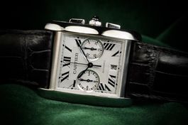 Cartier - Tank MC Chrono Ref.3666 Automatic Steel Watch