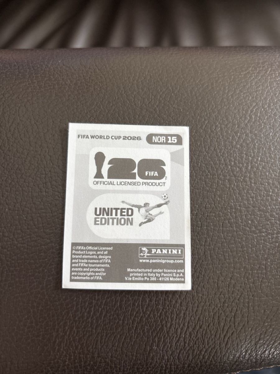 Panini Carte collezionabili: Erling Haaland Panini Sticker 2026 – Usato da Niederuzwil venduto da MT5612 1