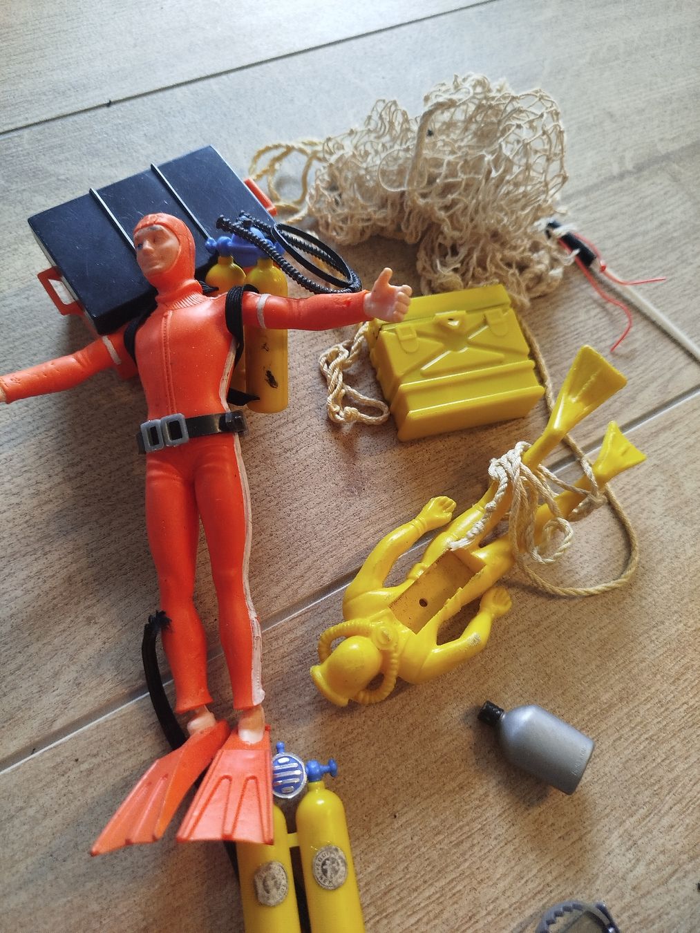 Giocattoli: VTG 1969 Mattel Sea Devils commander chuck carter scuba dive – Usato da Genève venduto da Octo-puces 2