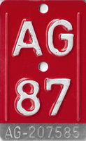 Velonummer AG 87