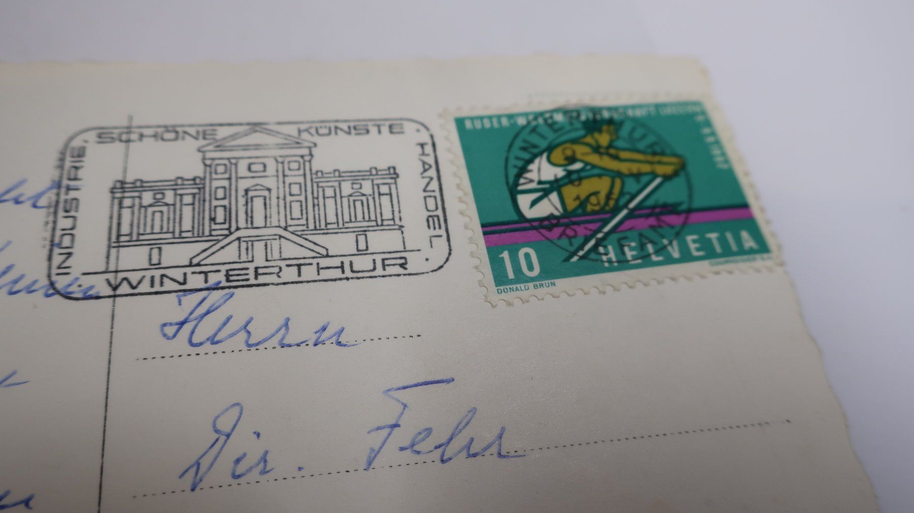 Cartoline postali: Winterthur Kaserne  1962 – Usato da Cormoret venduto da Pascalll2001 5