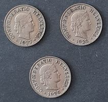 10 Rappen 1926, 1927, 1928