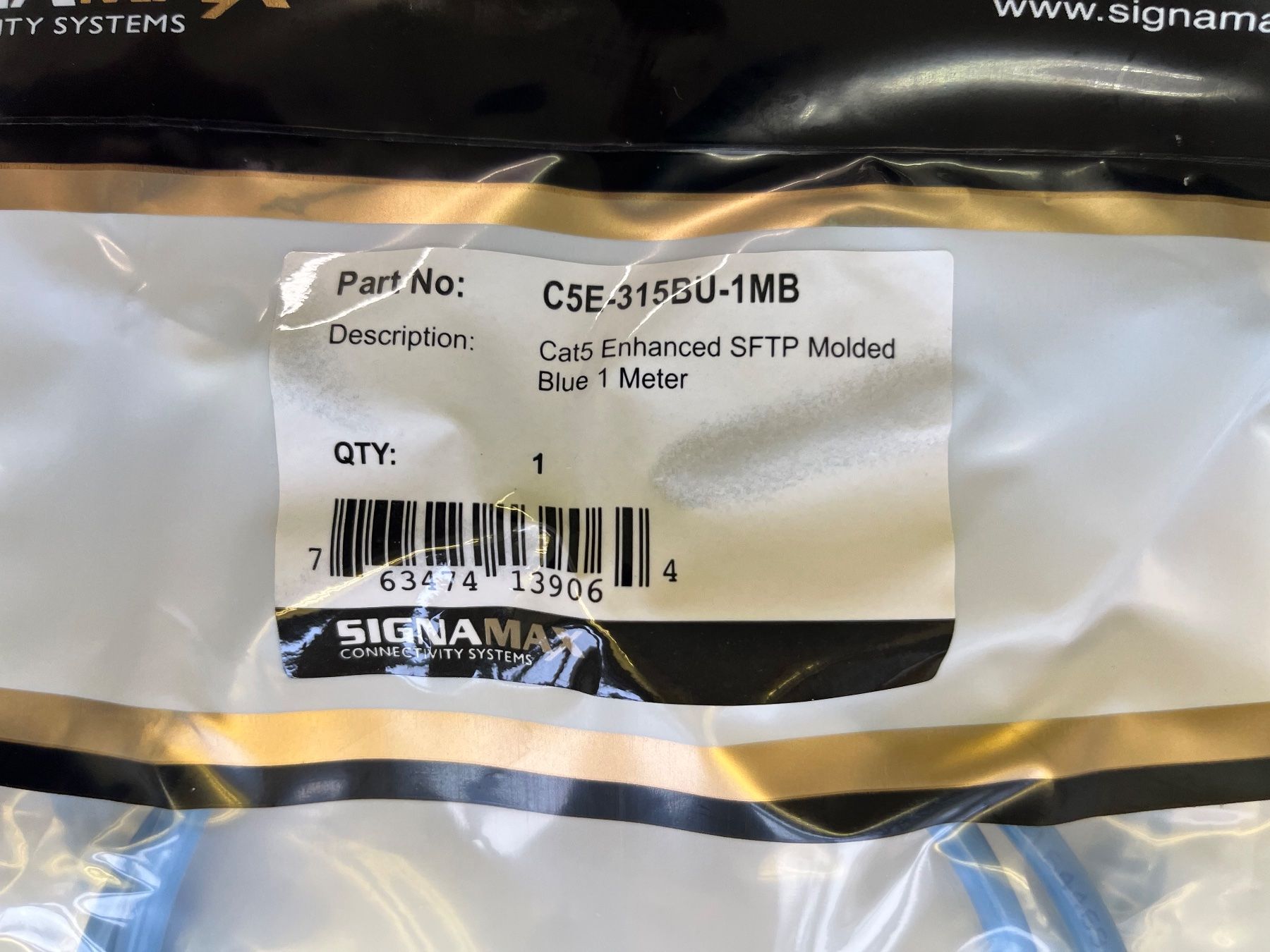 Kabel: Lan Kabel 1m, 5 Stück, Cat5 Enhanced SFTP Molded – Gebraucht aus Netstal von spaltflo01 1
