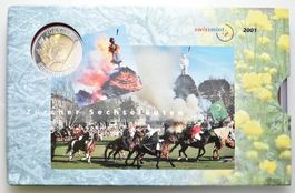 Schweiz. 2001. Münzsatz Swissmint. ZH Sechseläuten - stgl