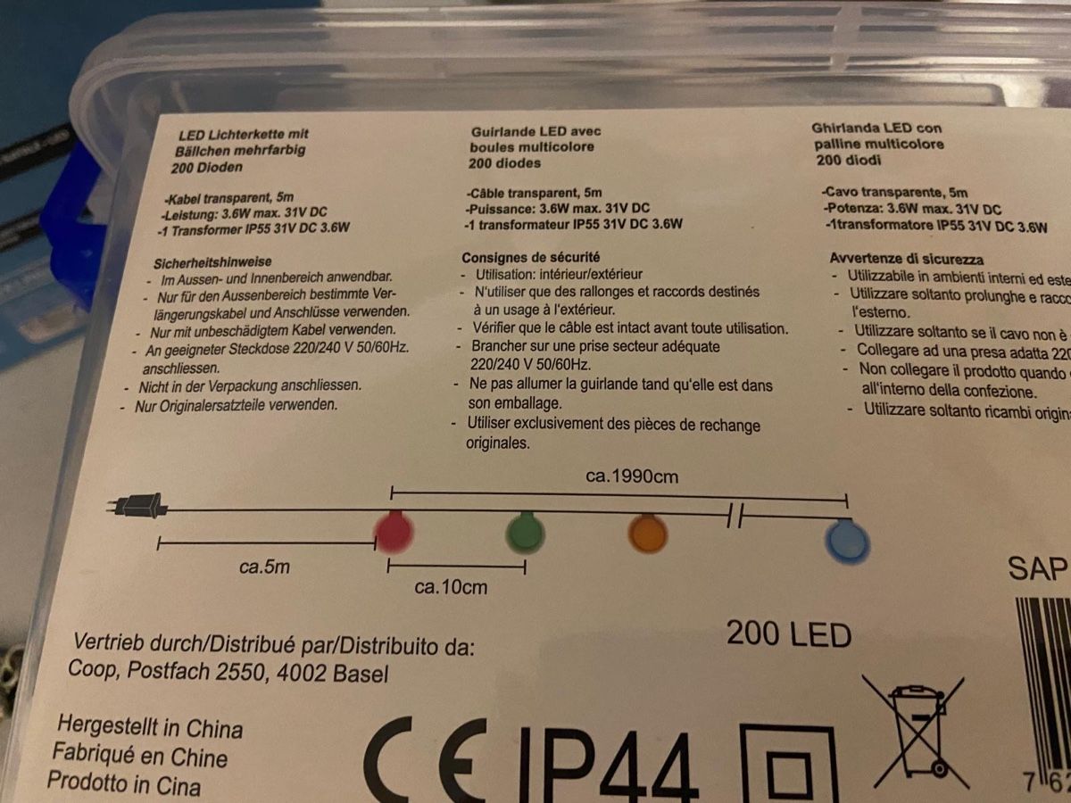 Coop Lichterketten & Leisten: Lichterkette  – Gebraucht aus Rechthalten von nicole050 2