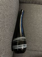 Muranoglas Vase Blau handgefertigt