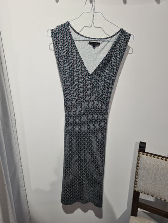 King Louie Kleid, Grösse S, blau-gemustert, Sommerlich