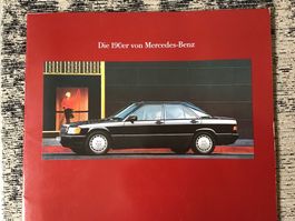 Mercedes-Benz 190 Verkaufsprospekt März 1991 38 Seiten