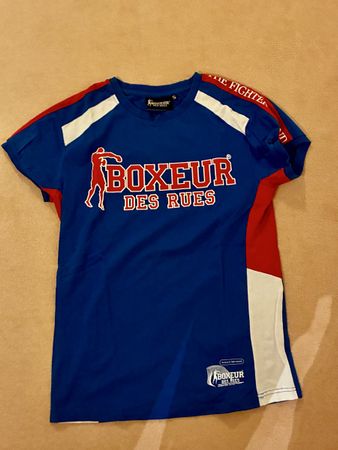 Boxeur Des Rues T-Shirt Blue Red Size S