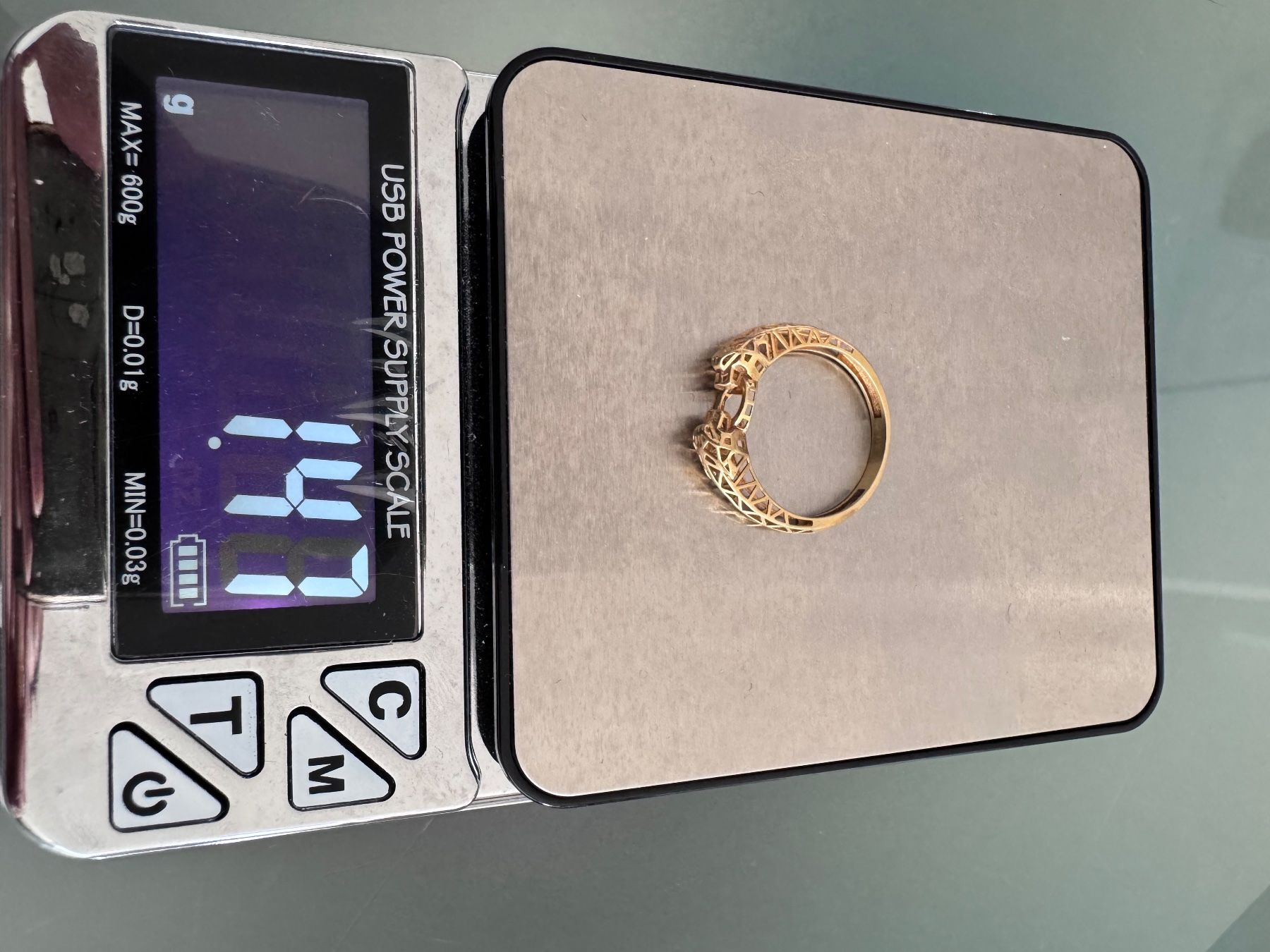 Anelli: R006.220- Ring aus echtem 18k Gelbgold – Usato da Belp venduto da Aim333 4