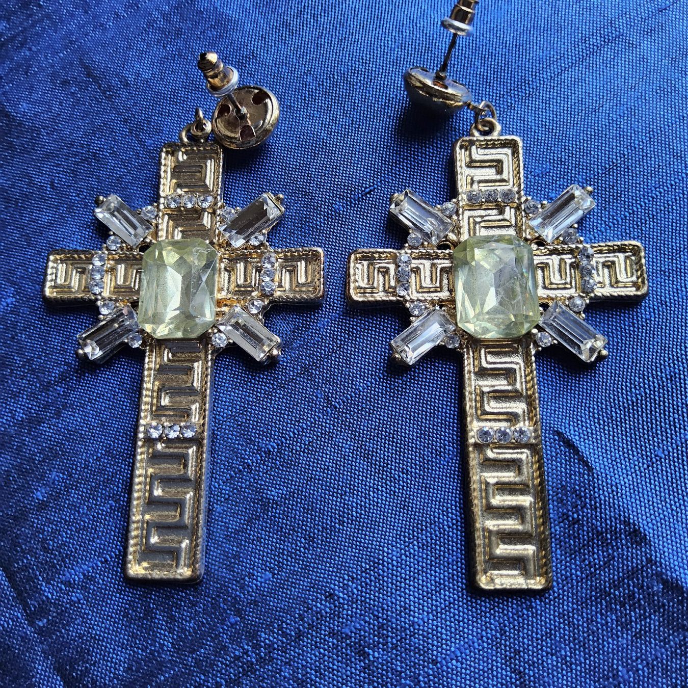 Orecchini pendenti & Orecchini a lobo: Vintage festliche Kreuz Ohrhänger – Usato da Zürich venduto da helsan 2