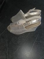 Sandales compensées doré taille 39 neuve