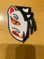 Kitsune Maske  Patch Sticker Aufnäher