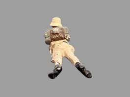 Soldaten in Schneeanzug - Hausser, Lineol
