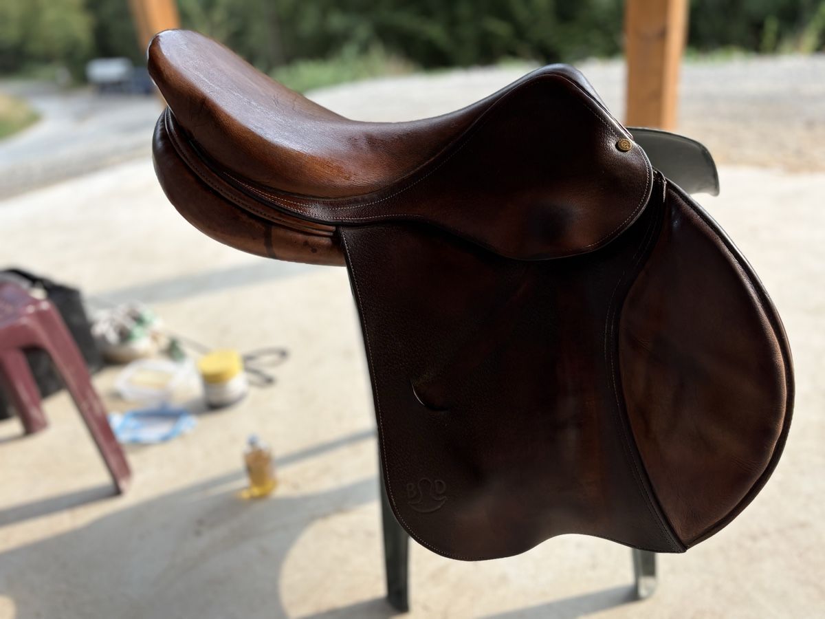 Selles, accessoires: Selle Bruno Delgrange 17.5 – D'occasion à Puplinge par Mady88 6