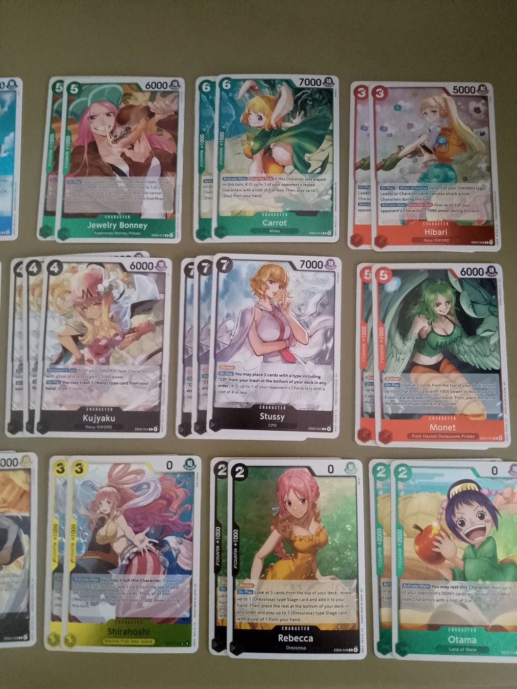 Bandai Cartes à collectionner: One Piece EB03 Rare LOT – Neuf (Voir description) à Jona par Stack 2