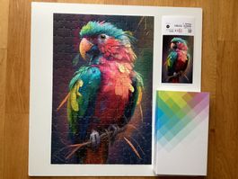 Puzzle 250 Teile Papagei von ArtboxONE Kunstwerk