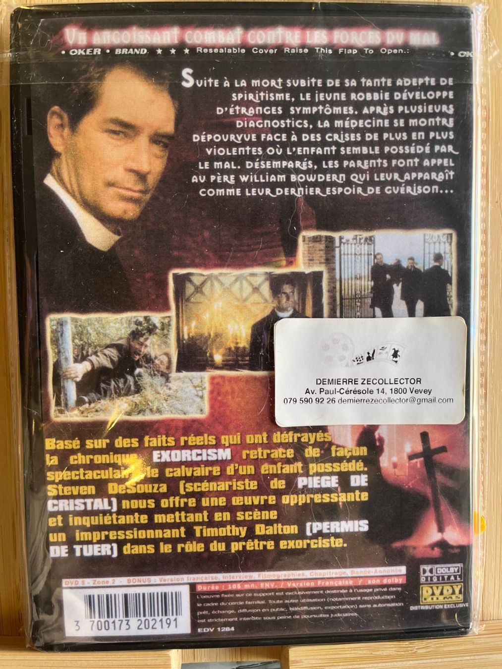 Tutti i DVDs: Exorcism (2000, DVD, Timothy Dalton) – Usato da Vevey venduto da zecollector 1