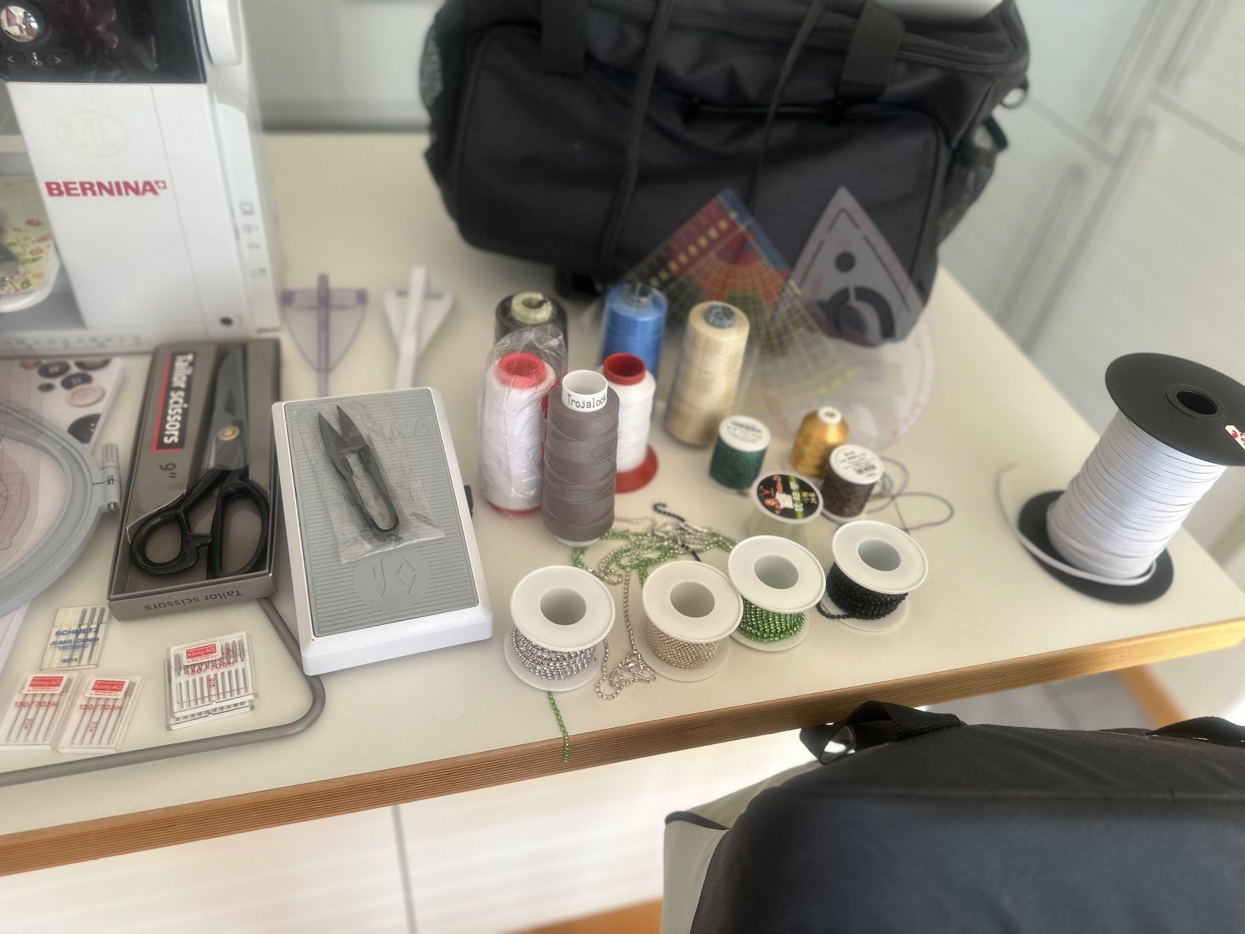 Bernina Nähmaschinen: BERNINA 580 MIT STICK MODUL – Gebraucht aus Bottighofen von M.O.L 5