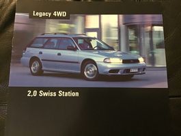 Subaru Legacy 4WD 2.0 Swiss Station Verkaufsprospekt 1997