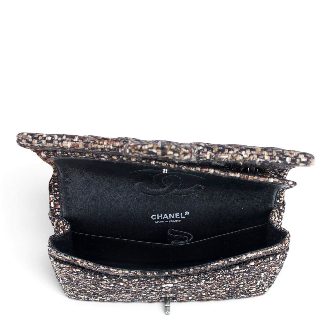 Chanel Taschen für Damen: Chanel Timeless Medium double flap tweed – Gebraucht aus Binningen von Designerlabels 4