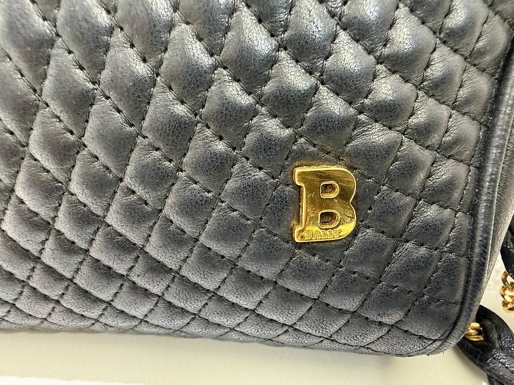 Bally Borse da donna: Bally Crossbody oder Schulter Handtasche Schwarz Leder Top – Usato da Kreuzlingen venduto da Bildschirm_Auge 6