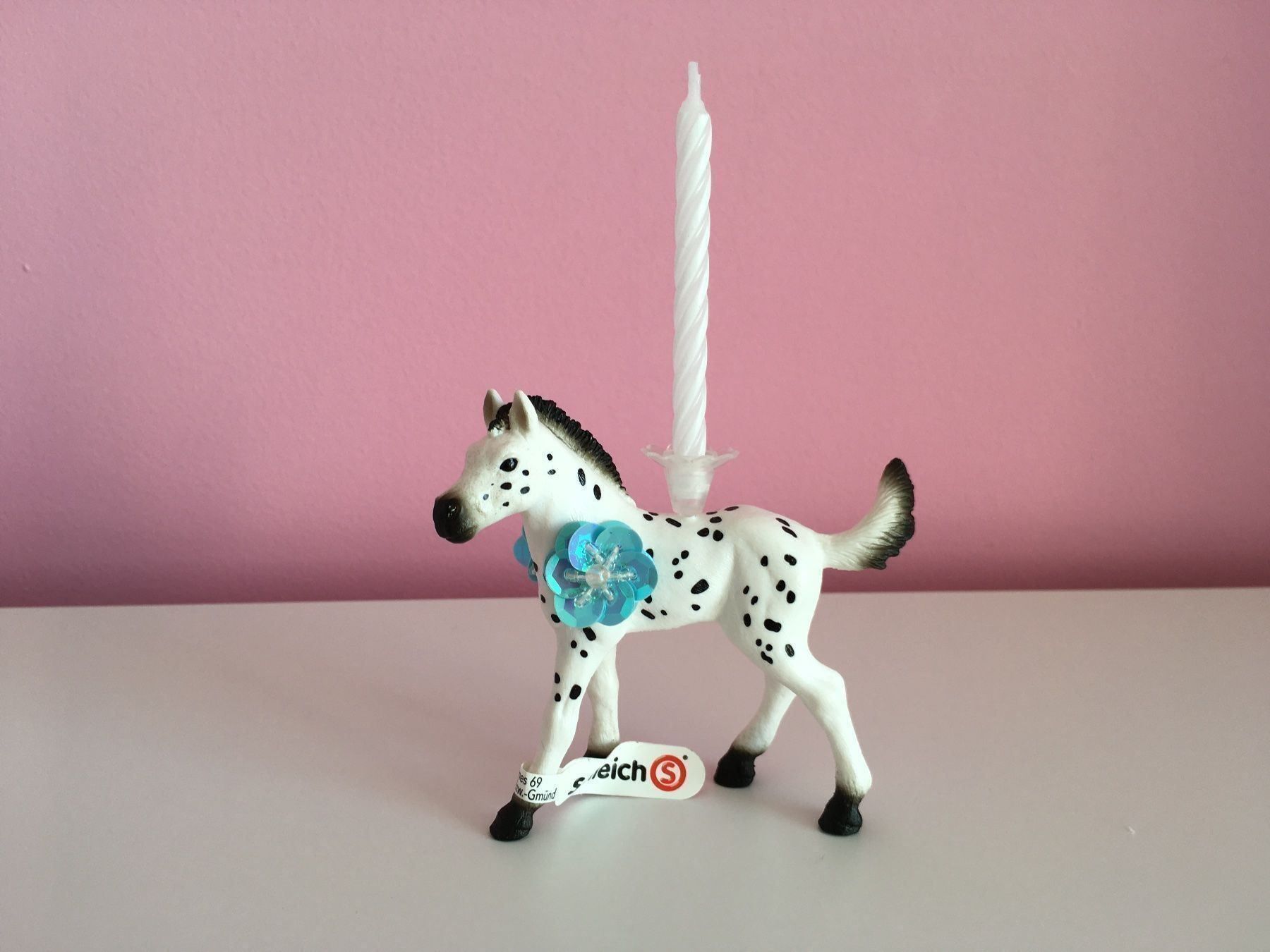 Candele: Geburtstagskerze SCHLEICH Fohlen – Nuovo e nell'imballaggio originale da Zollikofen venduto da poppala 2