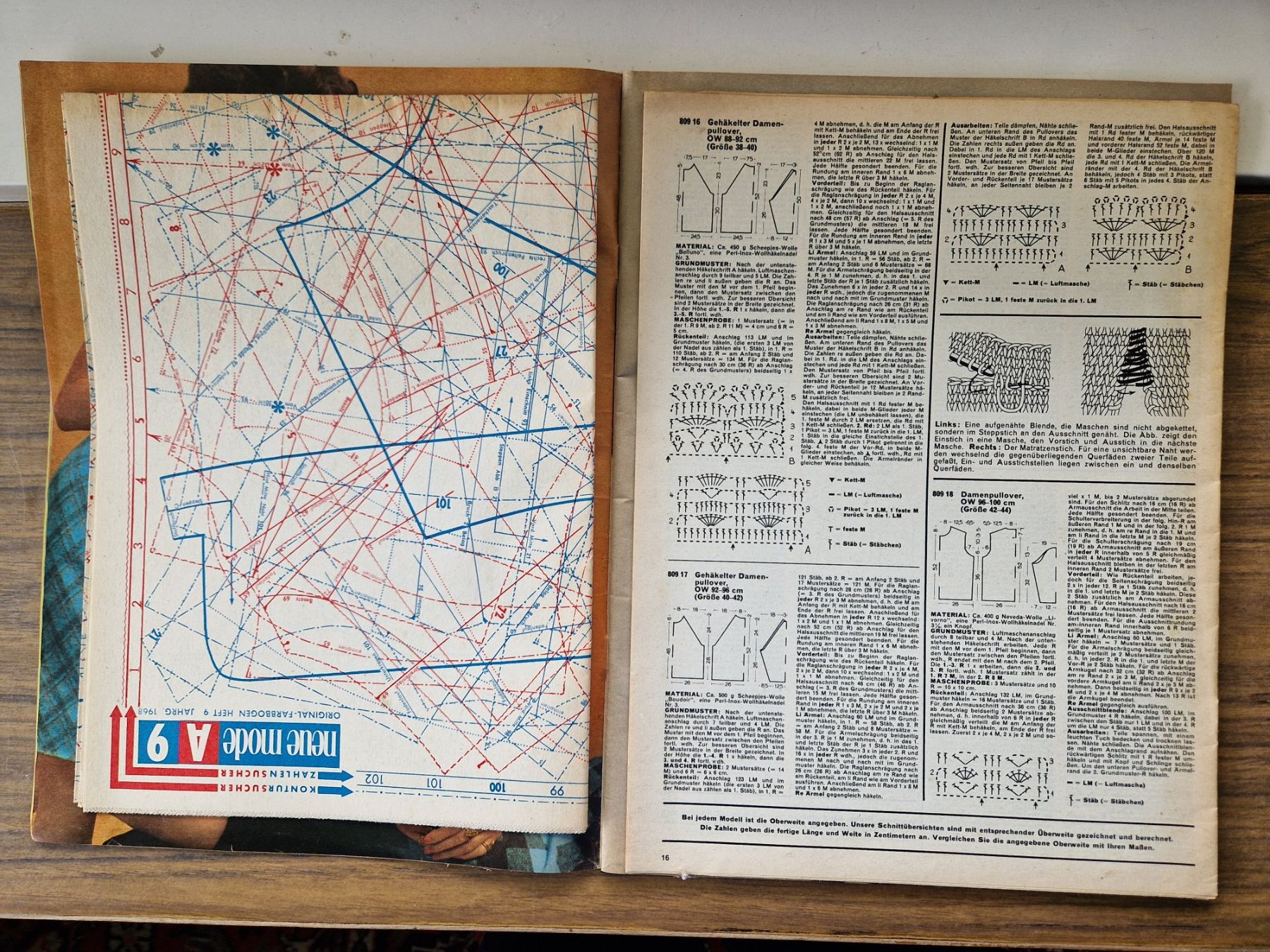 Cartamodelli: Schnittmuster Modeheft 1968 – Usato da Mörschwil venduto da wunderkiste44 7