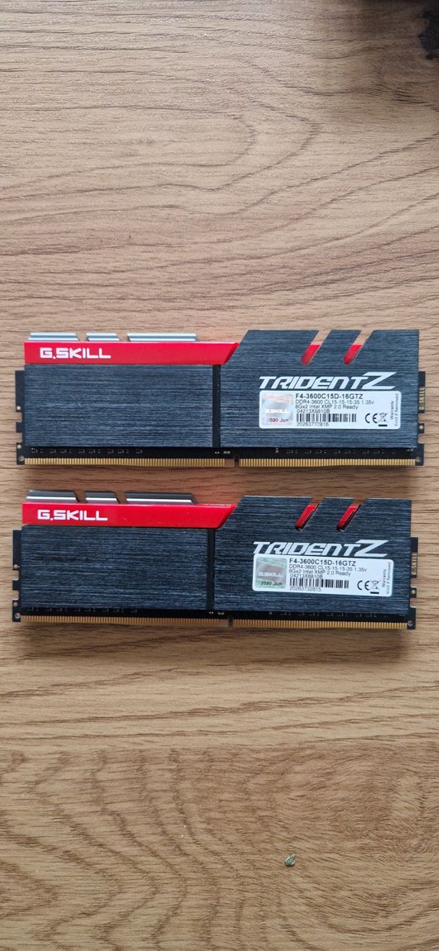 G.Skill Memoria / RAM: Gskill DDR4 3600 CL15 2x8Gb – Usato da Yverdon-les-Bains venduto da dc0one