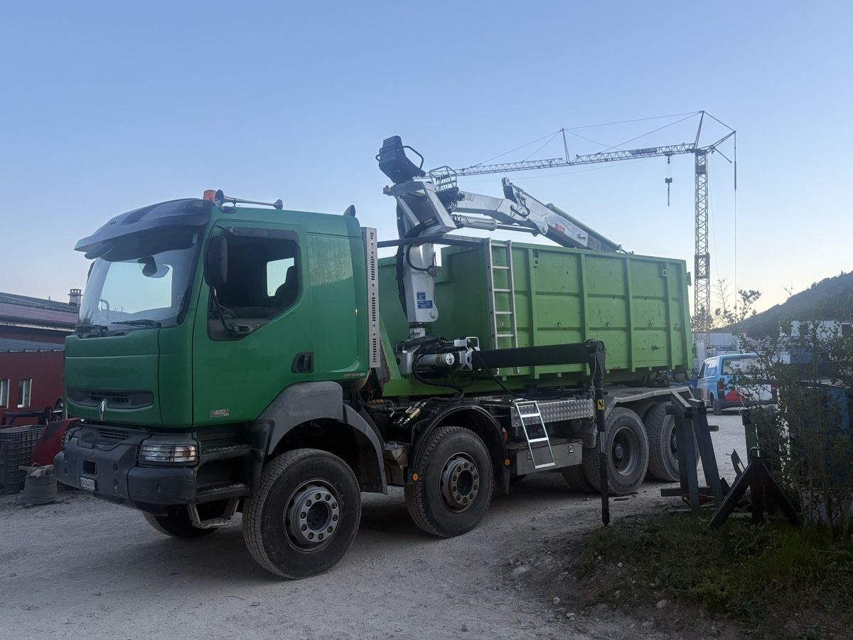 Kräne: Benne multilift avec grue bonfiglioli – Neu (gemäss Beschreibung) aus Lignerolle von Yannlignerolle
