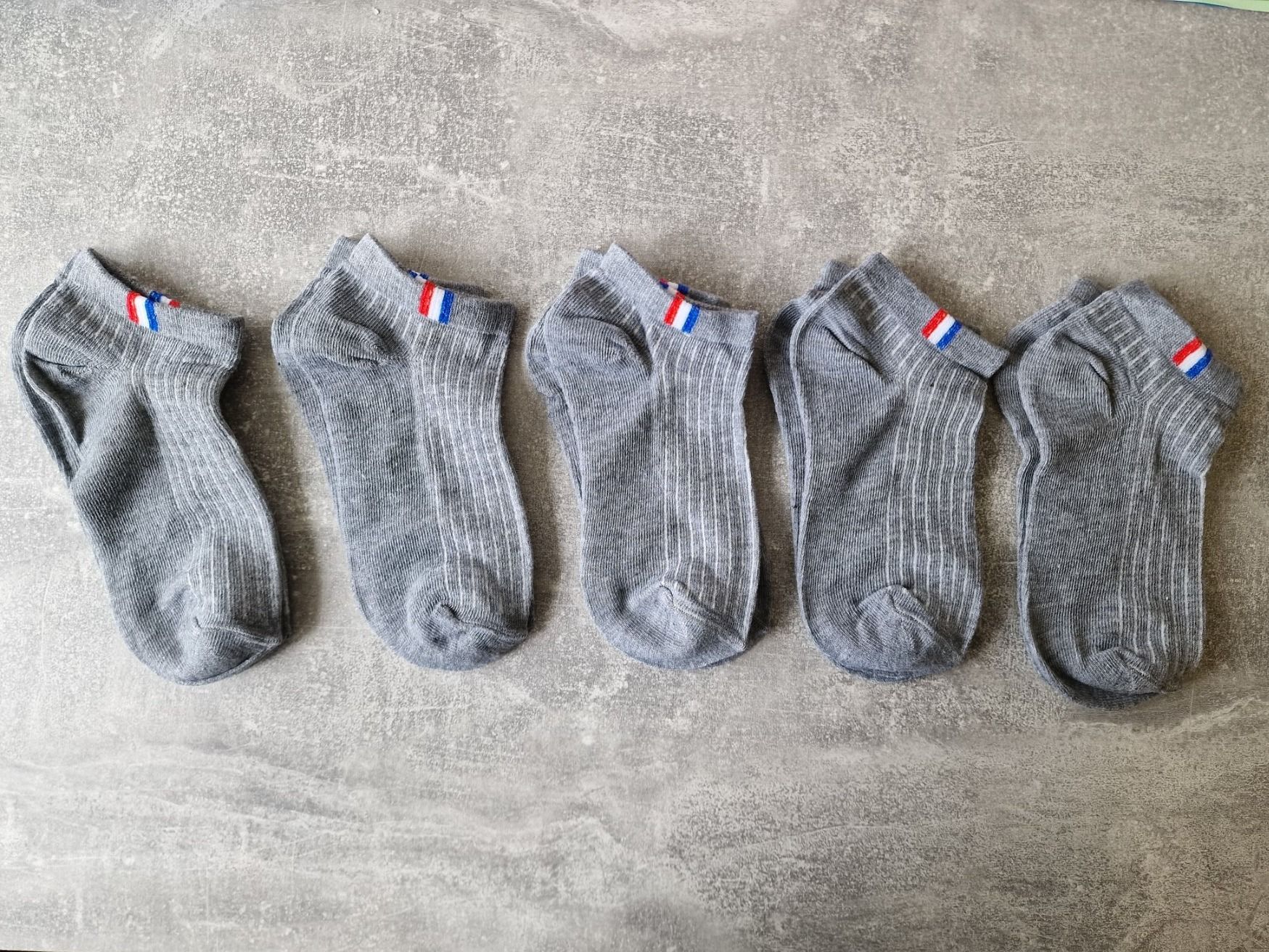 Calze: 5 Paar Socken Grau (Gr. 38 - 43) – Nuovo e nell'imballaggio originale da Winterthur venduto da andrekeller95