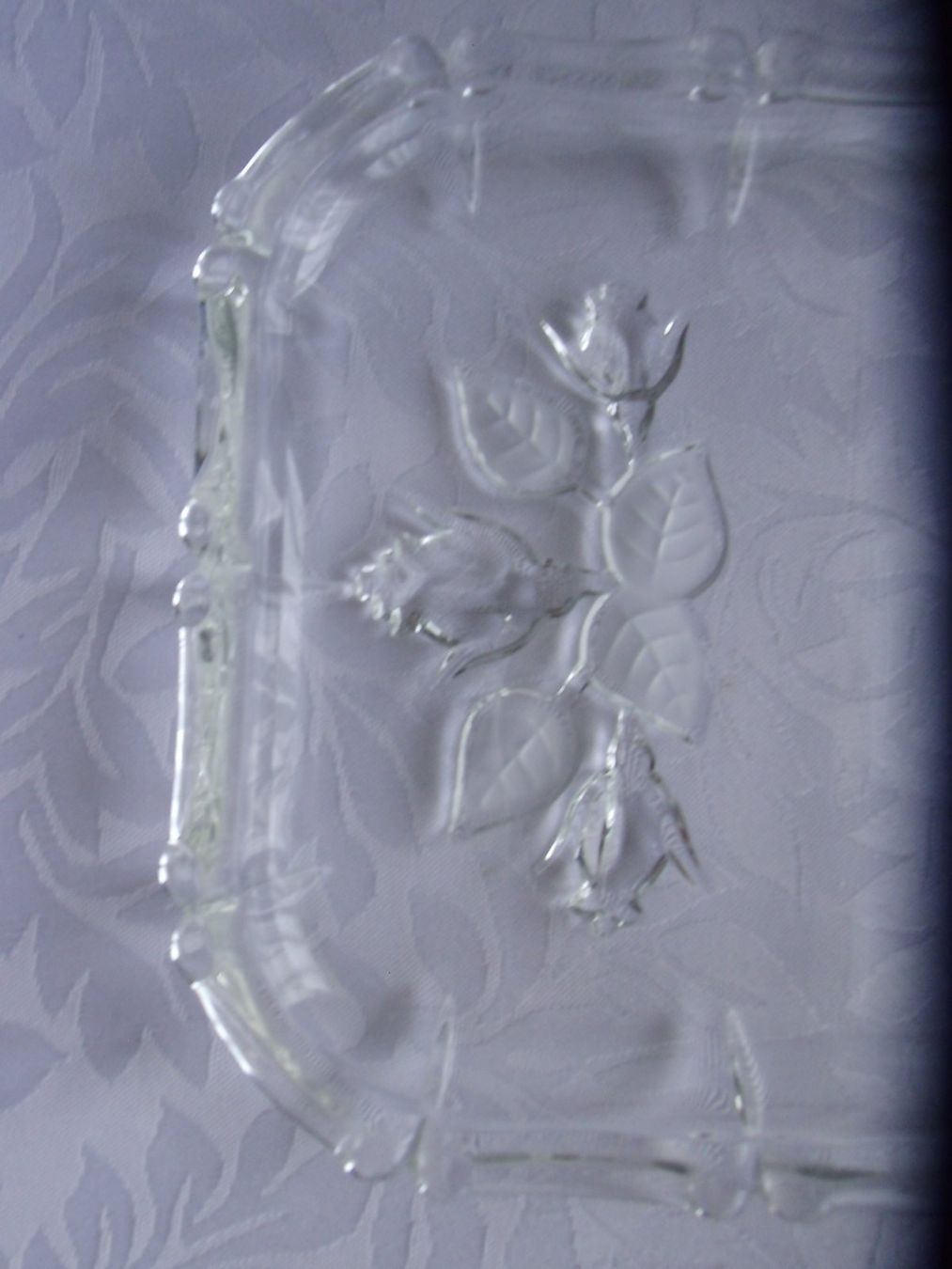 Altre Stoviglie: Glas Butterschale mit Rosenmuster, Vintage – Nuovo (secondo la descrizione) da Walenstadt venduto da Pluisa 2