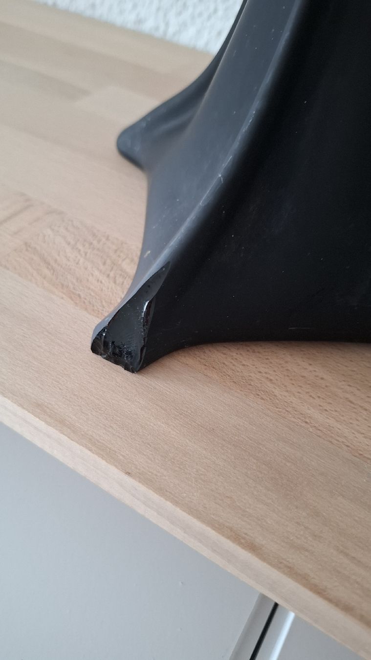 Vasen & Gefässe: Schwarze, hohe Vase, stilvoll, 72cm, – Gebraucht aus Emmen von Tigerlady 5