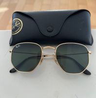 Ray-Ban Sonnenbrille  goldfarben neuwertig