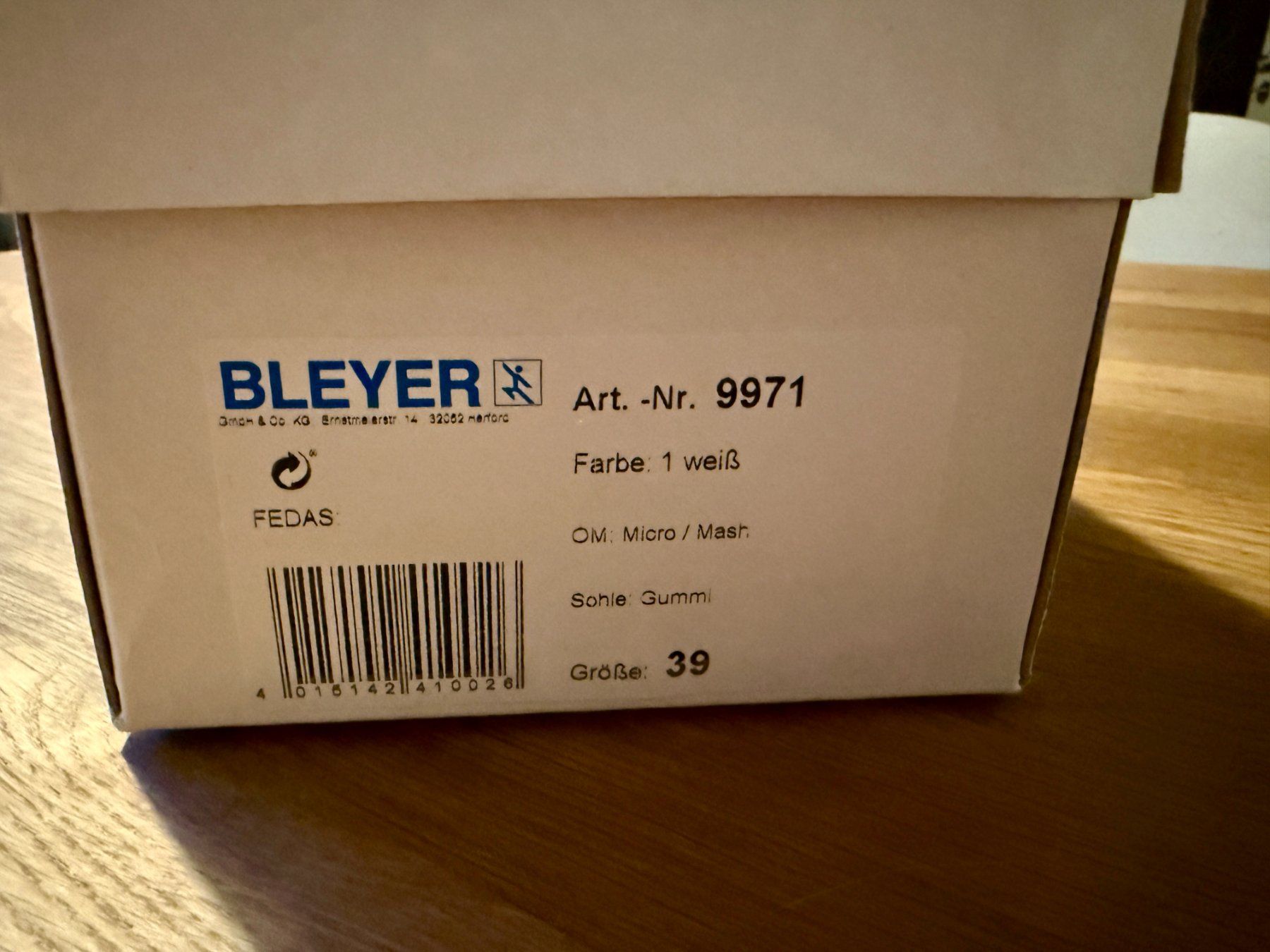 Damenschuhe: Bleyer Weisse Sportschuhe – Neu und originalverpackt aus Baden von ele_loli 2