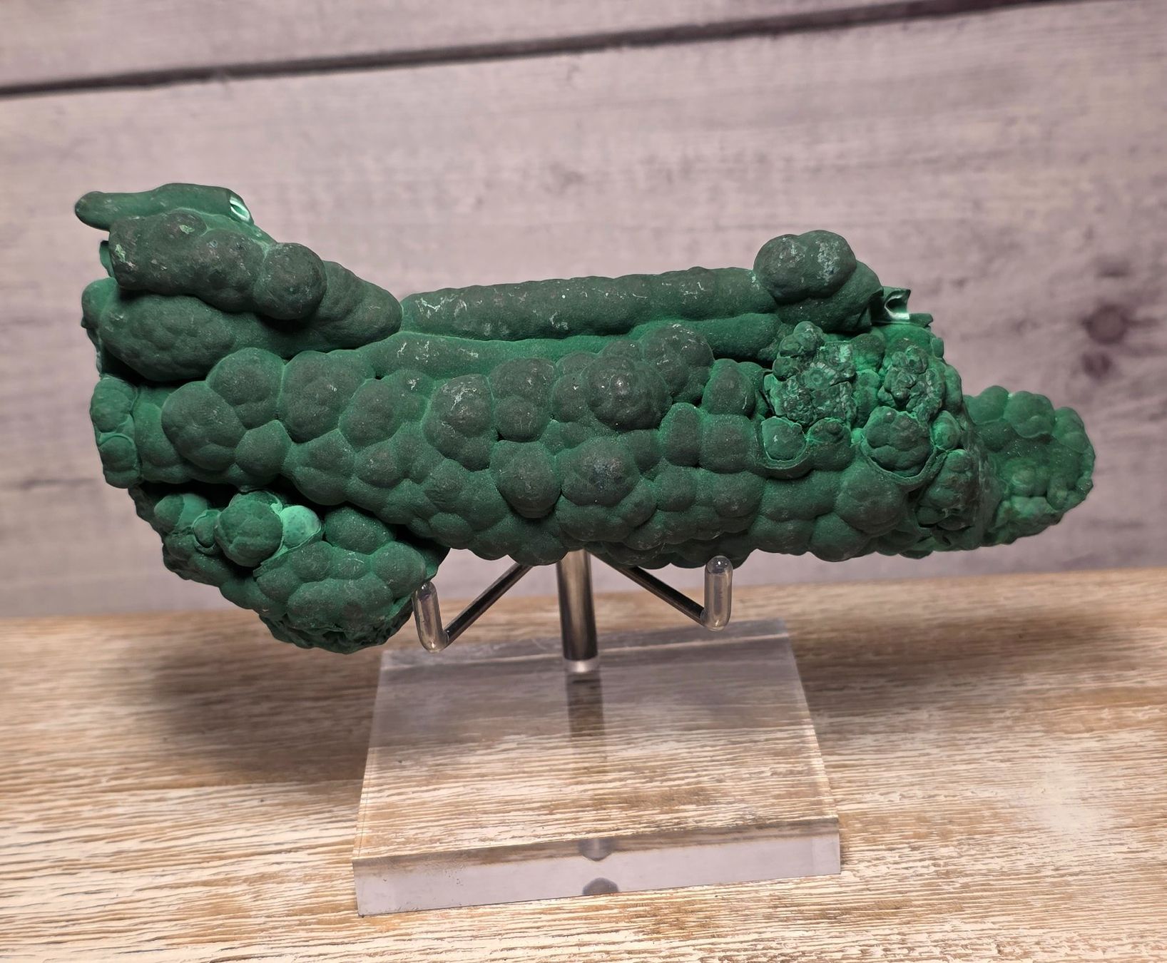 Minerali & Pietre curative: Top Botryoidaler Malachit 587g – Nuovo e nell'imballaggio originale da Matzingen venduto da Shay_Crystalz 1