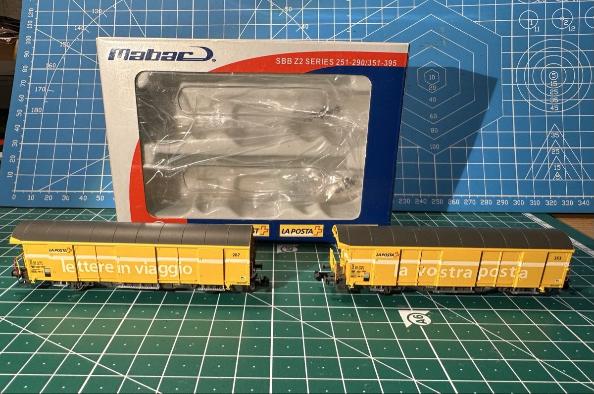 Modellini di ferrovie: Mabar Postwagen SBB Z2 Set Spur N – Usato da Sulgen venduto da Richie777 3