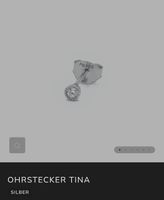 Fleur de Nuit-Ohrstecker Tina Silber