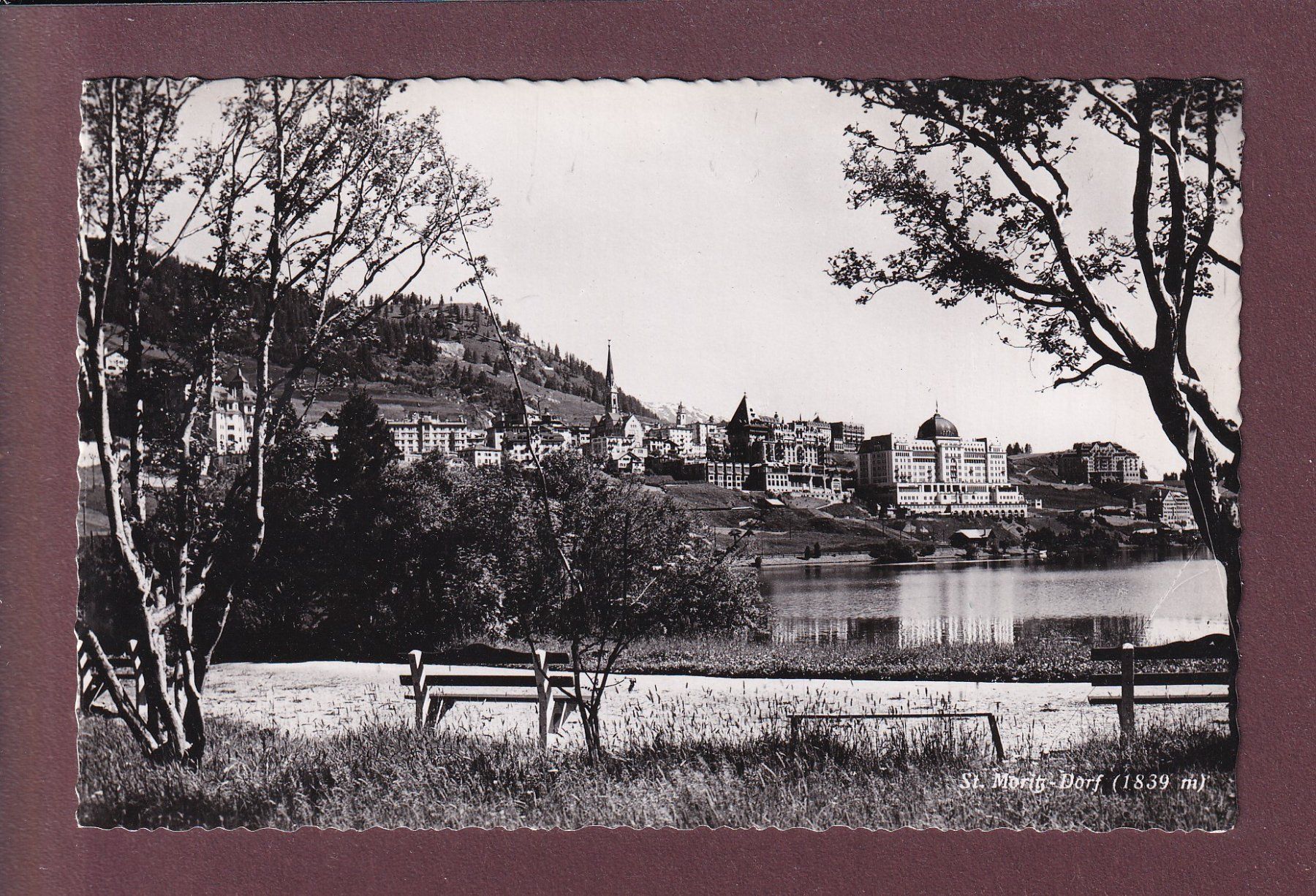 Cartoline postali: ST. MORITZ-DORF – Usato da Pully venduto da nicecards