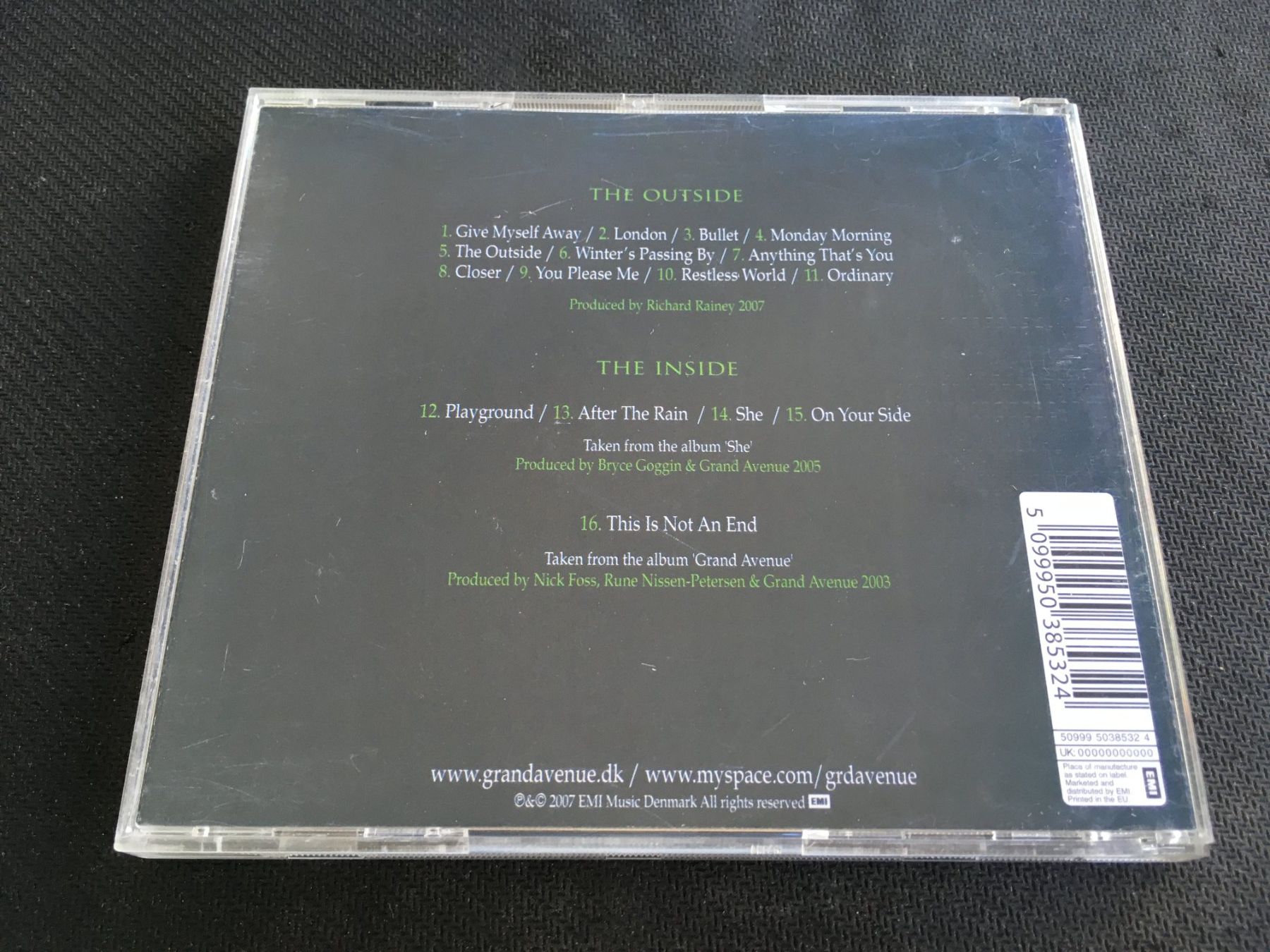 CD: Grand Avenue - The Outside -CD- – Usato da St.Gallen venduto da MedienJoe 2