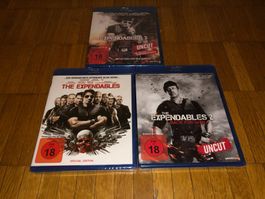The Expendables 1,2 & 3 - 3 BLU-RAY-S - B - UNCUT